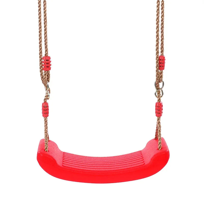Kids Rainbow Swing Seat – Curved Board with Adjustable Ropes for Indoor & Outdoor Play