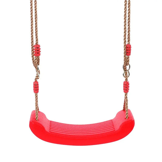 Kids Rainbow Swing Seat – Curved Board with Adjustable Ropes for Indoor & Outdoor Play