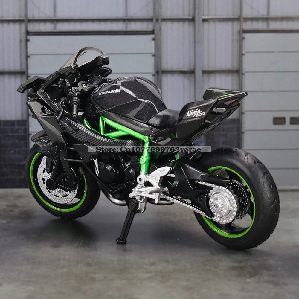 1:18 Scale Kawasaki Ninja H2R & GSX-R1000 Yamaha YZF-R1 Model Set – Classic Motorcycles