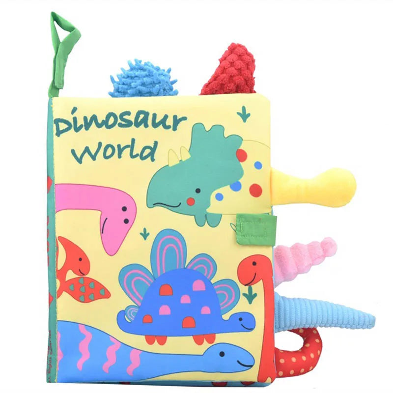 Soft 3D Cloth Baby Books – Sensory Early Learning Stroller Toys (0–12M)