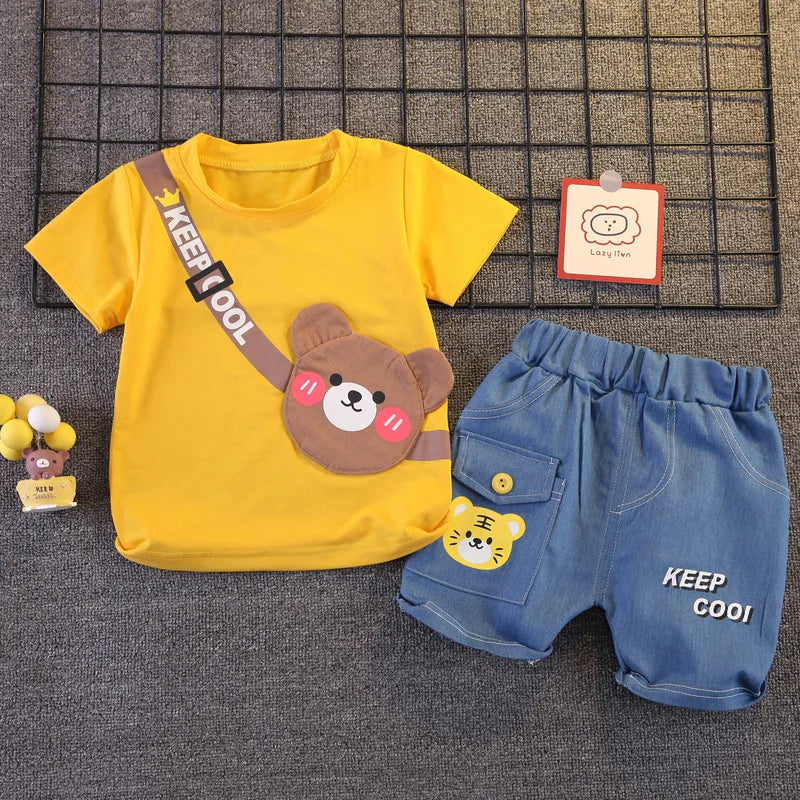 2-Piece Keep Cool Kids Outfit – Fun, Comfy & Adorable.
