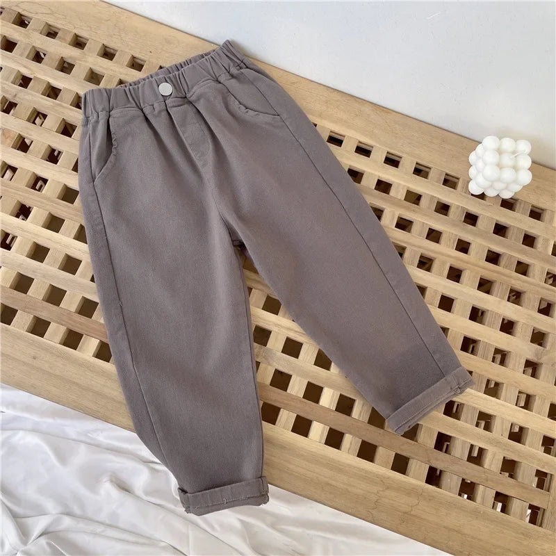 Boys’ Cargo Pants – Comfortable Breathable Outdoor Trousers (1–8Y)