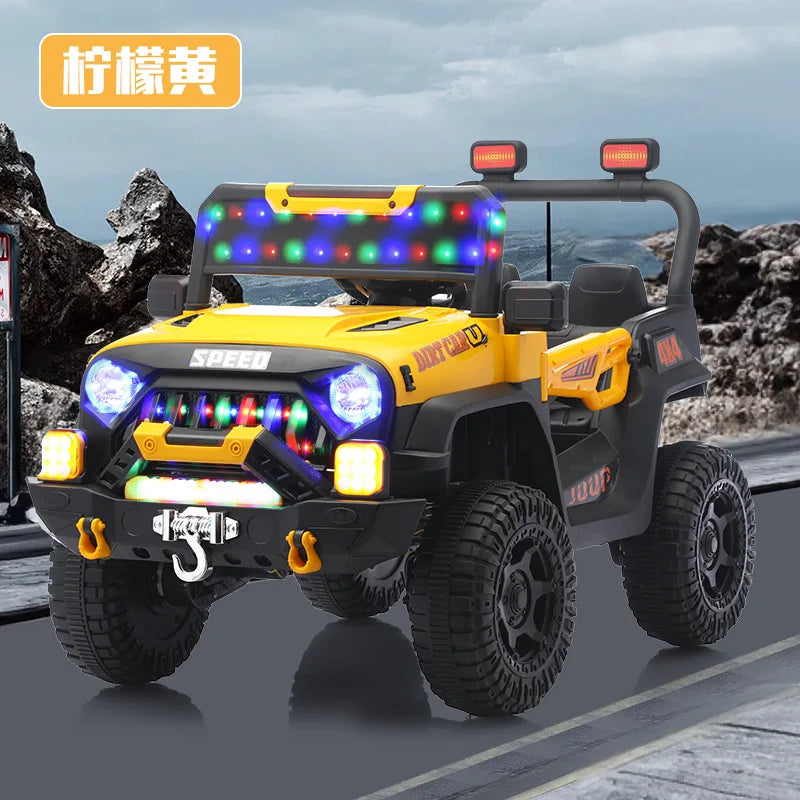 Powerful 3-6Y Kids Electric 4WD Off-Road Ride-On Car – Parent-Child Model