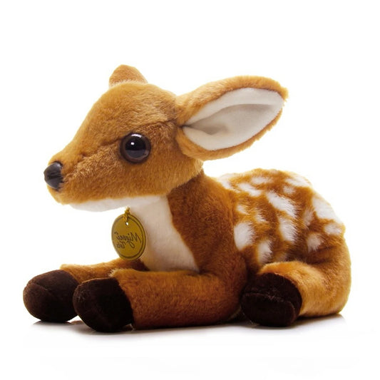 Sika Deer High Fidelity Anime Cute Plushie Buck Plush Toys Lifelike Animals Simulation Stuffed Doll Kawai Toy Gifts For Kids