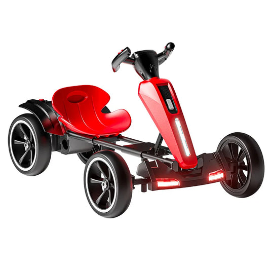 Kart, With Led Light And Music Kids Electric Kart