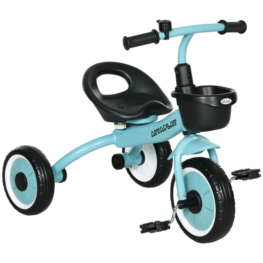 Aiyaplay Tricycle for Children from 2 to 5 Years with Doorbell and Basket