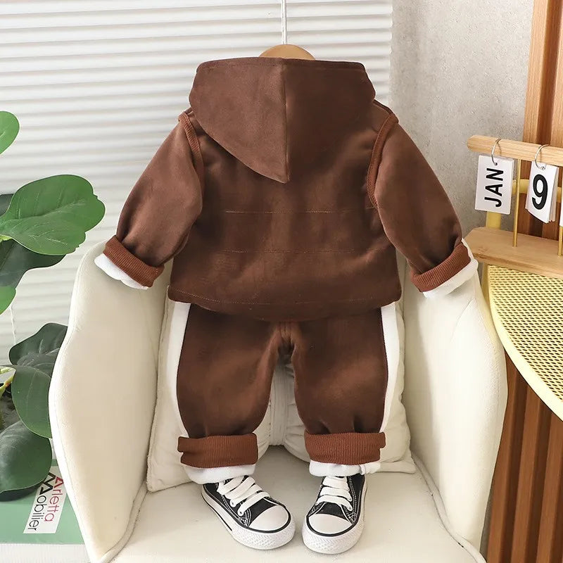 🦁 Lion Fleece Baby Set (3pcs)