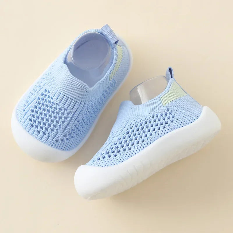 Spring Summer Toddler Shoes, Breathable, Knitted, Non-slip