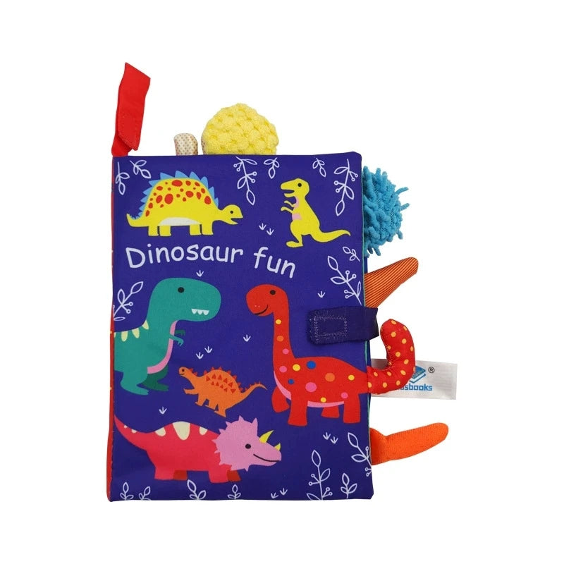 Soft 3D Cloth Baby Books – Sensory Early Learning Stroller Toys (0–12M)