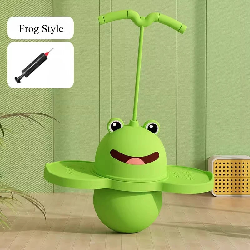 Kids’ Bouncing Ball – Frog Jump Balance & High Jump Training Toy