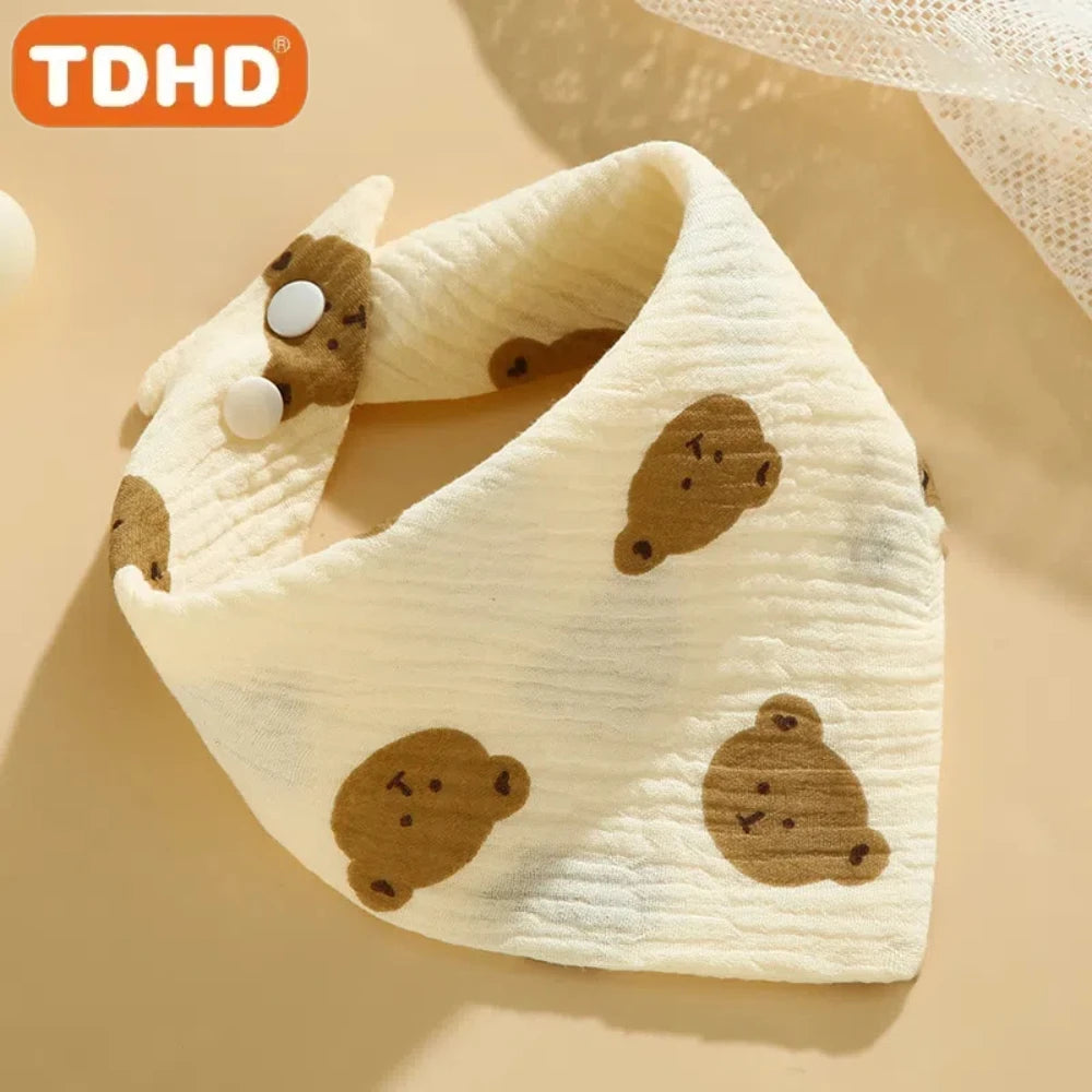 👶 Cotton Muslin Baby Bibs