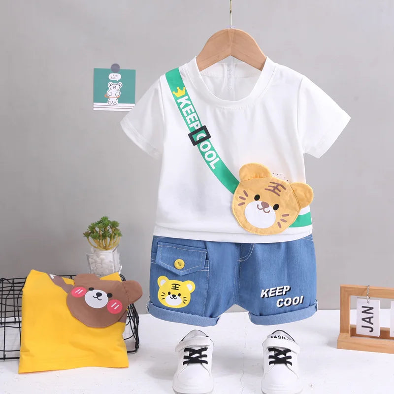 2-Piece Keep Cool Kids Outfit – Fun, Comfy & Adorable.