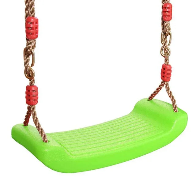 Kids Rainbow Swing Seat – Curved Board with Adjustable Ropes for Indoor & Outdoor Play