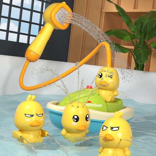 Cute Ducks, for bathtub , Automatic Water Spray