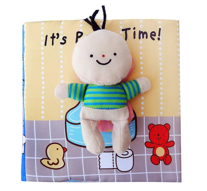 Soft 3D Cloth Baby Books – Sensory Early Learning Stroller Toys (0–12M)