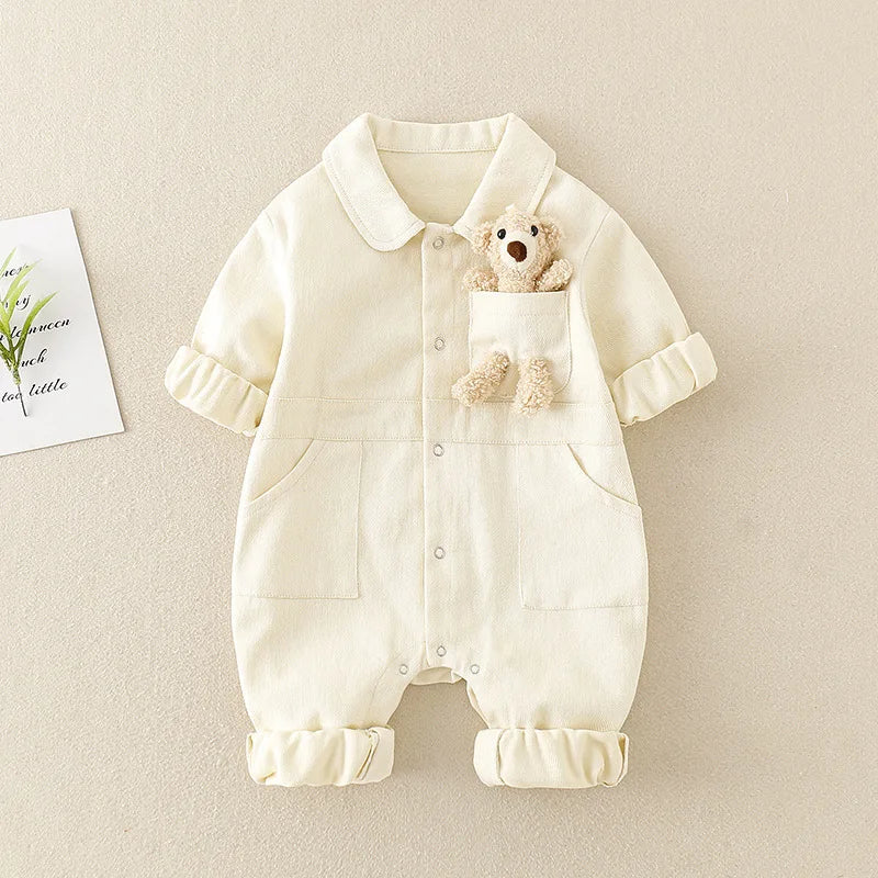 Kids’ Autumn/Spring Jumpsuit – Toddler Outfit & Baby Shower Gift