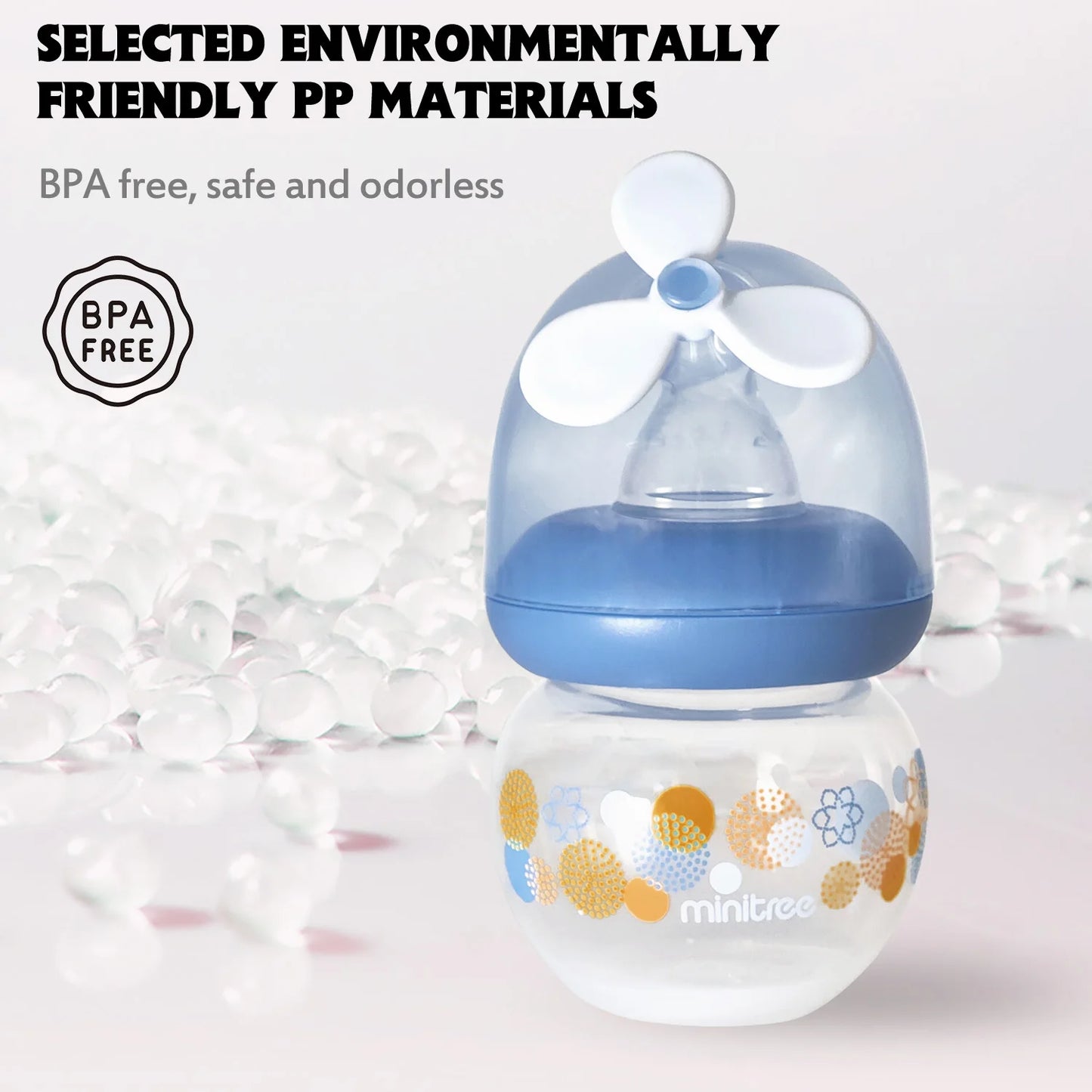 60ML Mini Baby Bottle with Windmill Cap – Perfect for Kids