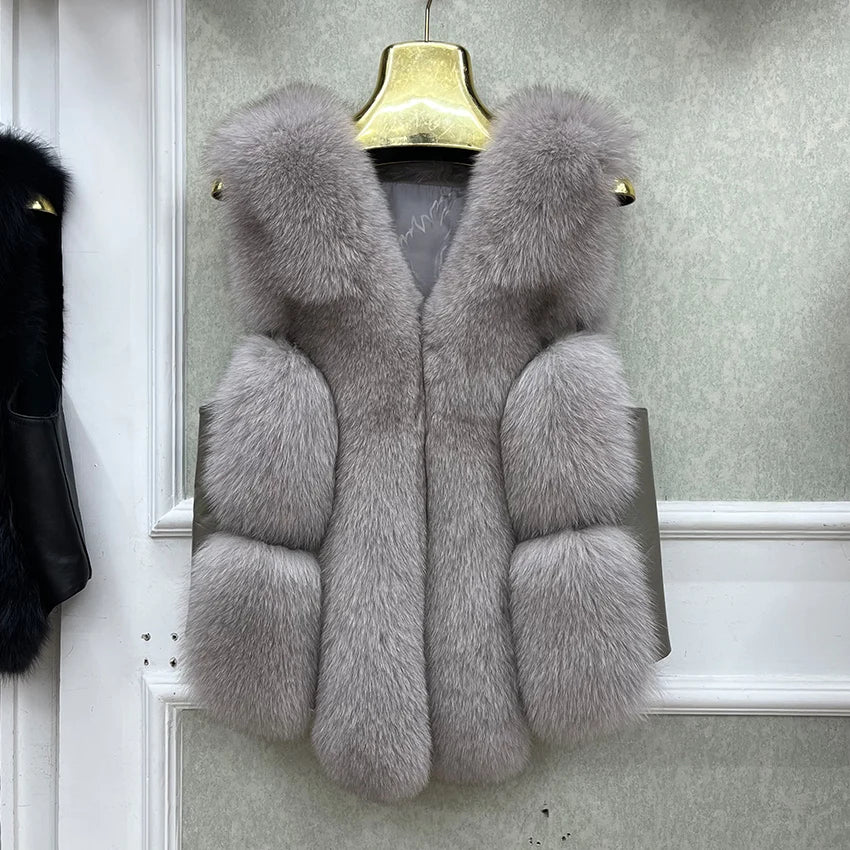 🦊 Luxury Fox Fur Vest