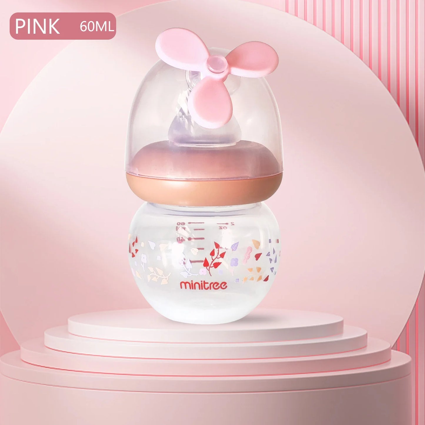 60ML Mini Baby Bottle with Windmill Cap – Perfect for Kids