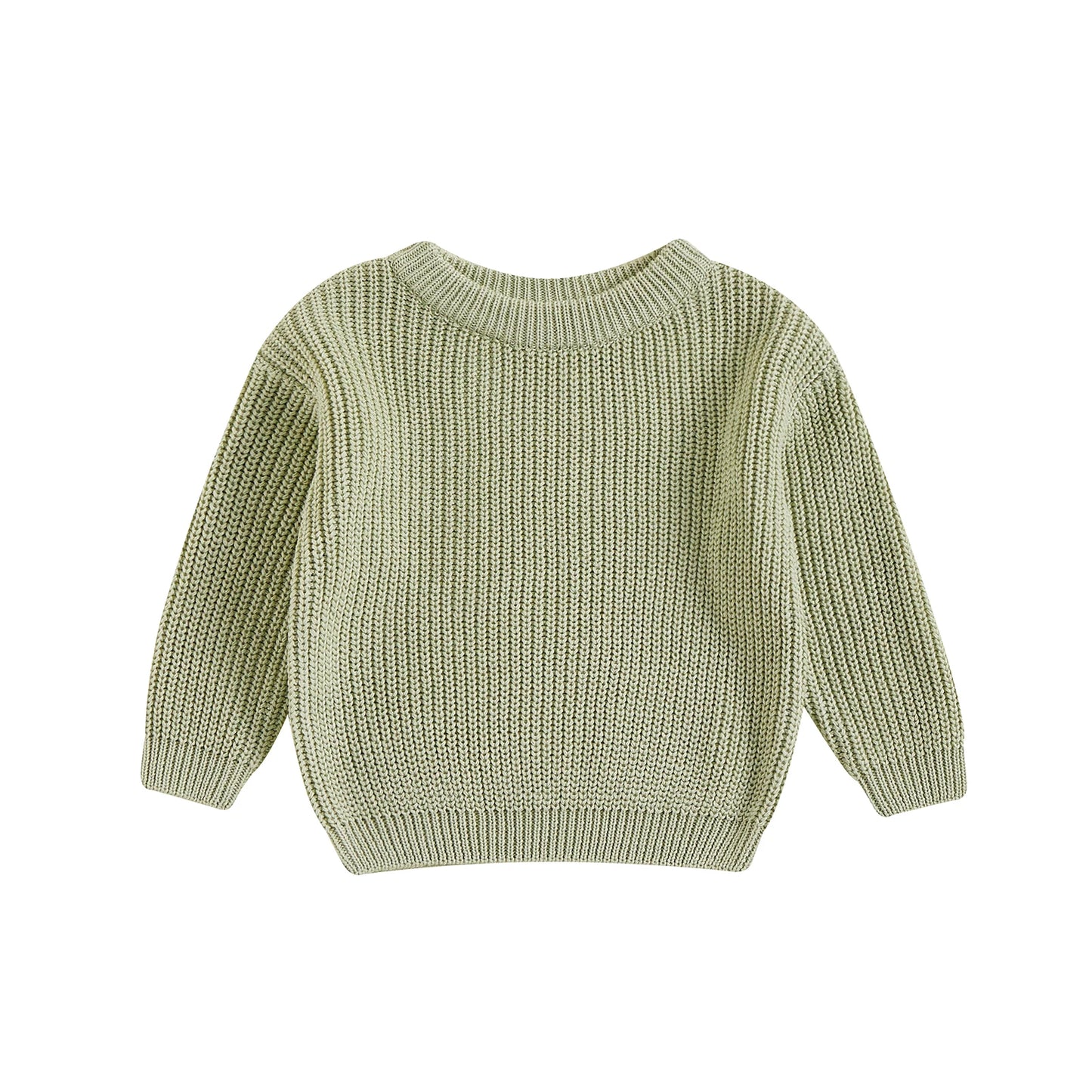 MISOWMNJOY Kids Knit Sweater – Winter Long Sleeve Pullover for Boys & Girls