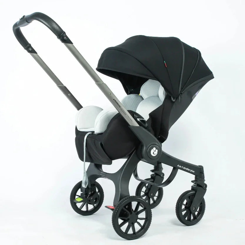 NEW 4-in-1 Baby Stroller – Foldable Multifunctional Lightweight Travel Pram with Basket Seat
