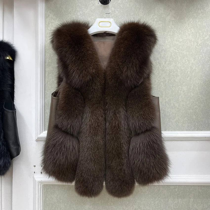 🦊 Luxury Fox Fur Vest