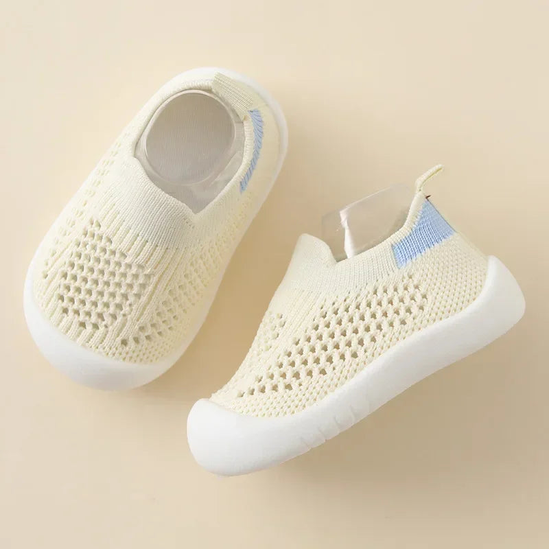 Spring Summer Toddler Shoes, Breathable, Knitted, Non-slip
