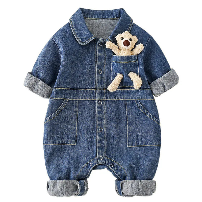 Kids’ Autumn/Spring Jumpsuit – Toddler Outfit & Baby Shower Gift