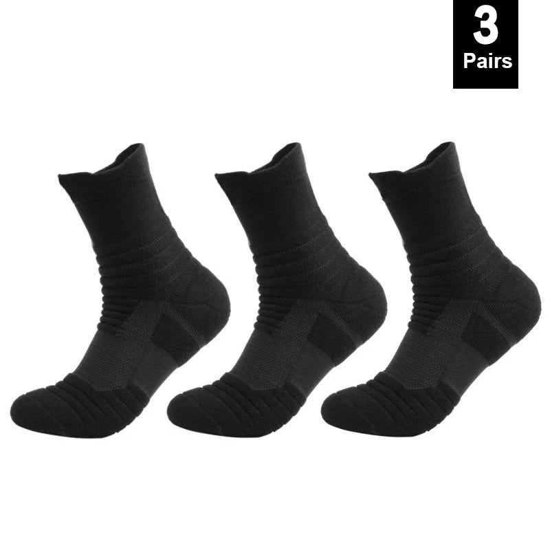 1/3 Pairs Anti-slip Football Socks Men Cotton Sock Short Long Tube Soccer Basketball Sport Socks Breathable Deodorous