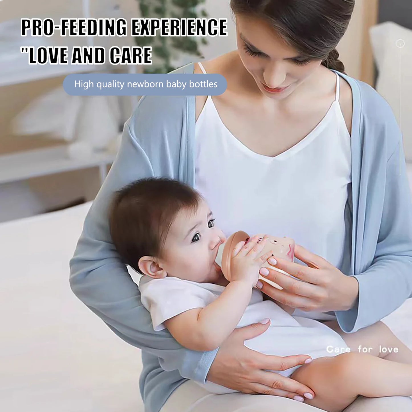 60ML Newborn Mini Feeding Bottle – BPA-Free Portable Infant Nursing Bottle