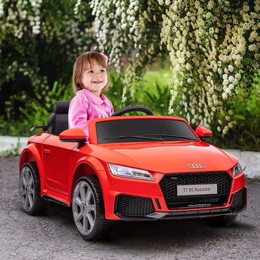 HOMCOM electric car for child + 3 years, with remote control, music, lights, and 2 door opening