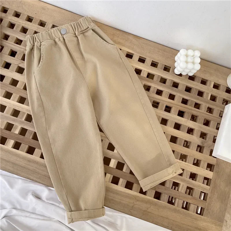 Boys’ Cargo Pants – Comfortable Breathable Outdoor Trousers (1–8Y)