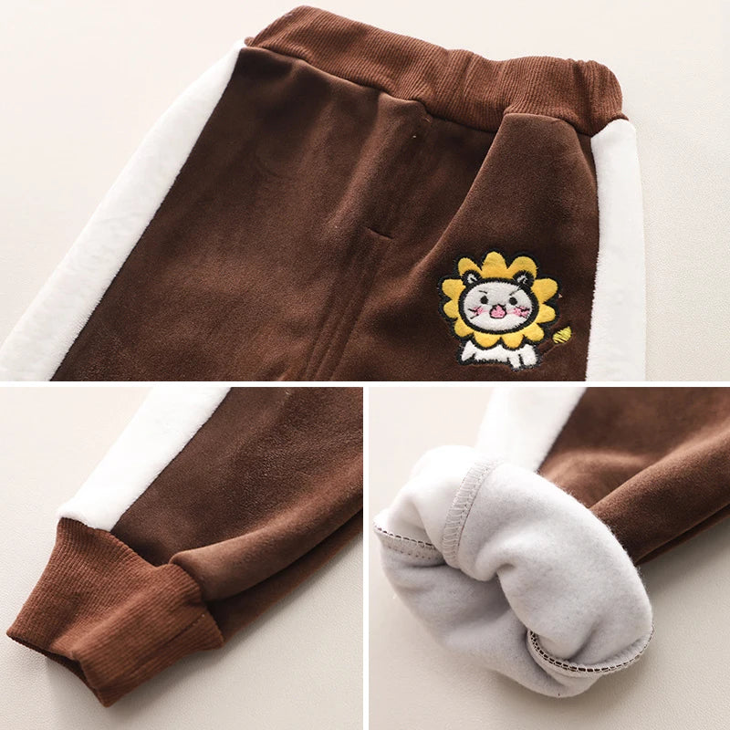 🦁 Lion Fleece Baby Set (3pcs)