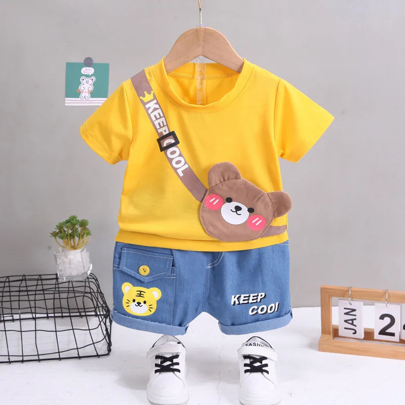 2-Piece Keep Cool Kids Outfit – Fun, Comfy & Adorable.