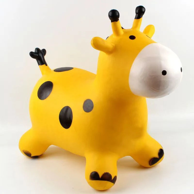 Cute Giraffe Bouncy Jumping,  Inflatable  Animals To Balance Sensory