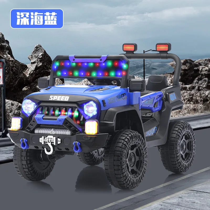 Powerful 3-6Y Kids Electric 4WD Off-Road Ride-On Car – Parent-Child Model