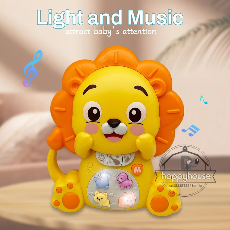 Musical Toys for Toddlers Kora Elephant Lion Baby Piano Light Up Musical Toys Toddler Early Education