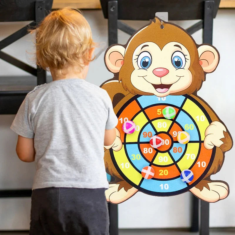 Educational Dart Board  Indoor Sports Child Montessori Games for Children 3 to 7 Years