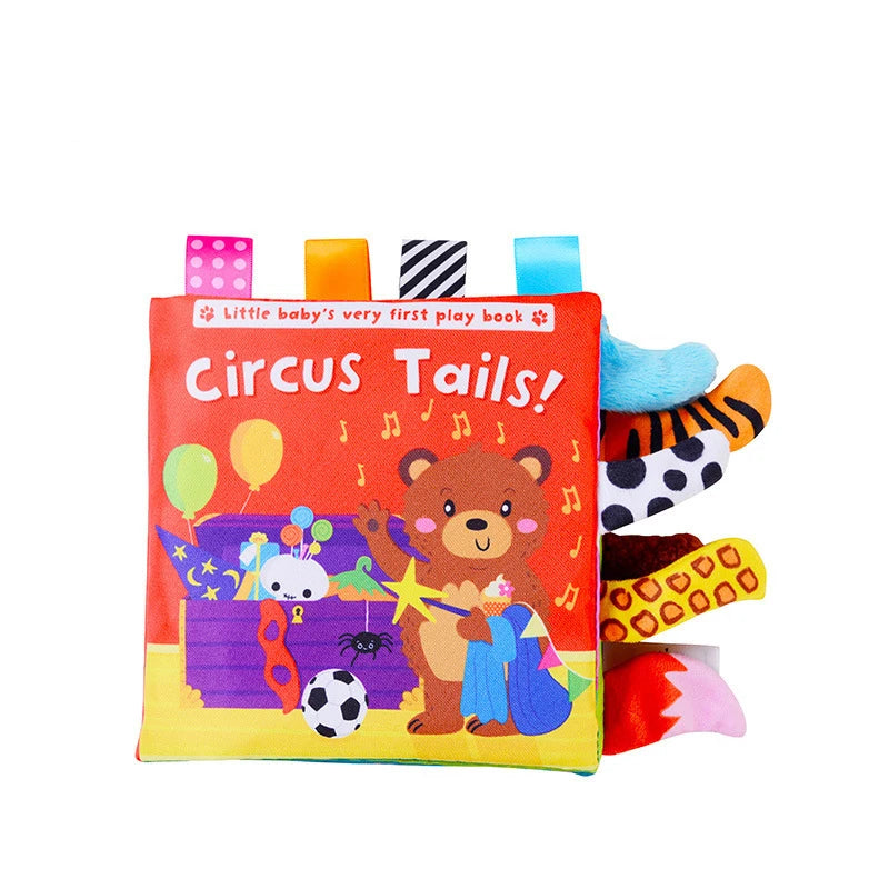Soft 3D Cloth Baby Books – Sensory Early Learning Stroller Toys (0–12M)