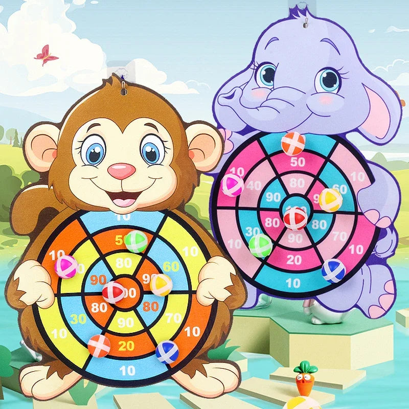 Educational Dart Board  Indoor Sports Child Montessori Games for Children 3 to 7 Years