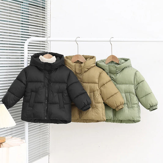Kids’ Winter Down Jacket – Thick Hooded Coat for Boys & Girls (Toddler to Child)