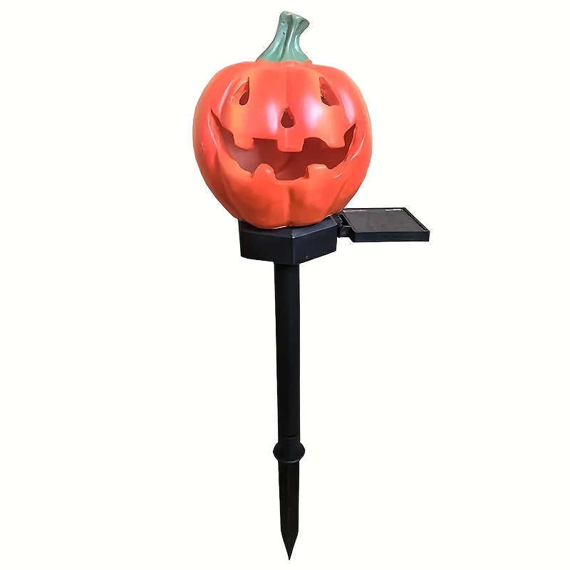 🎃 Solar Pumpkin Lantern – LED Outdoor Halloween Decor