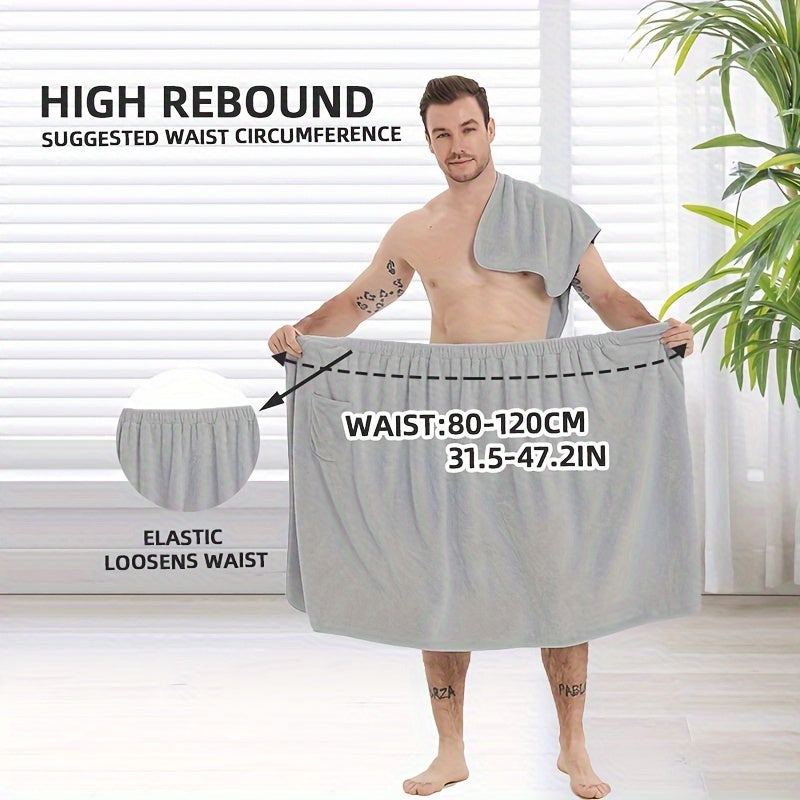 🧖‍♂️ Men’s Microfiber Bath Set (2pcs)