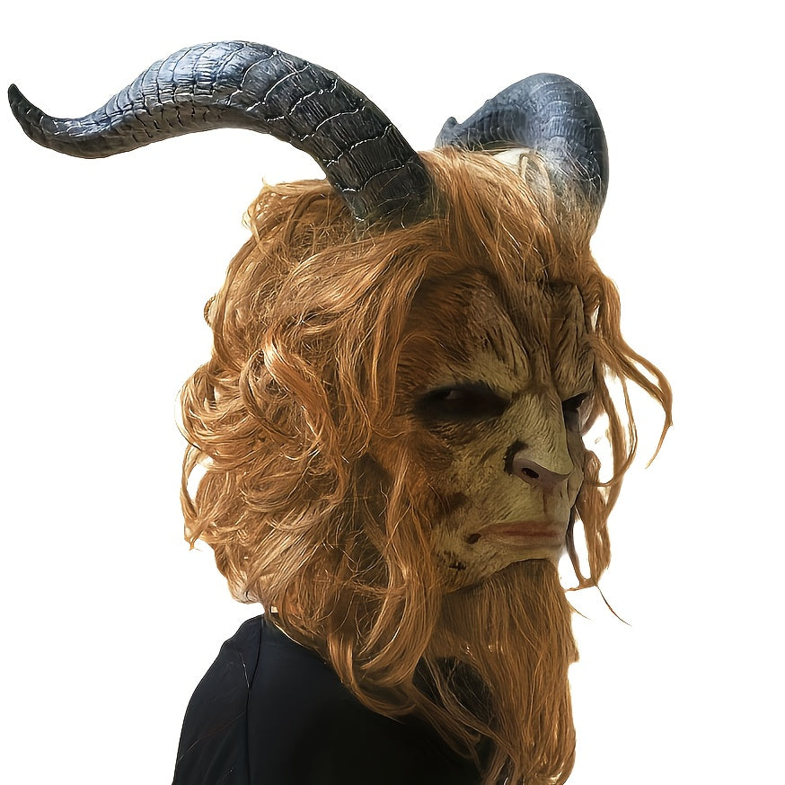 👹 Mythical Creature Mask – Horned Halloween Costume