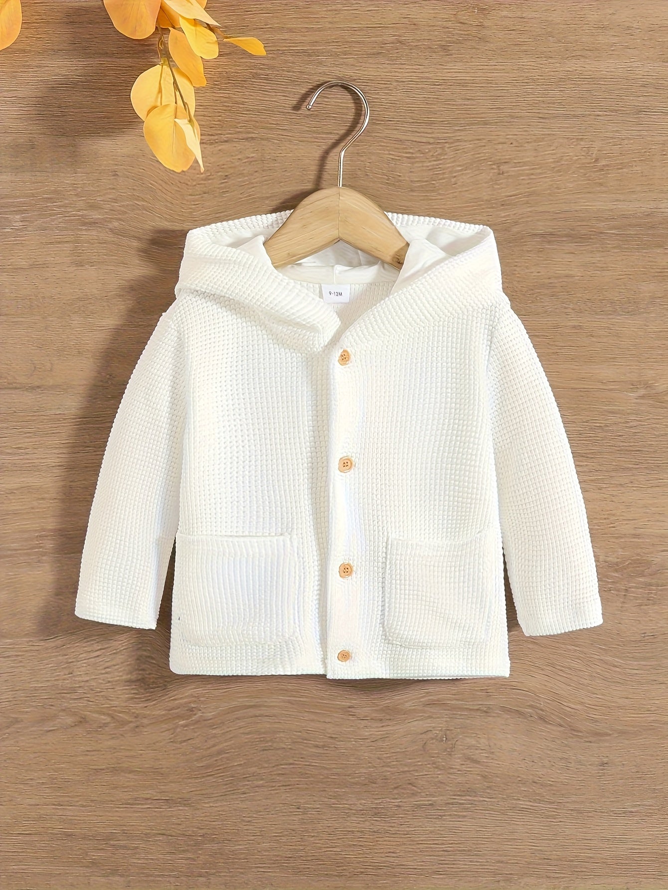 Baby Knit Cardigan Sweater – Long Sleeve Hooded Toddler Outfit