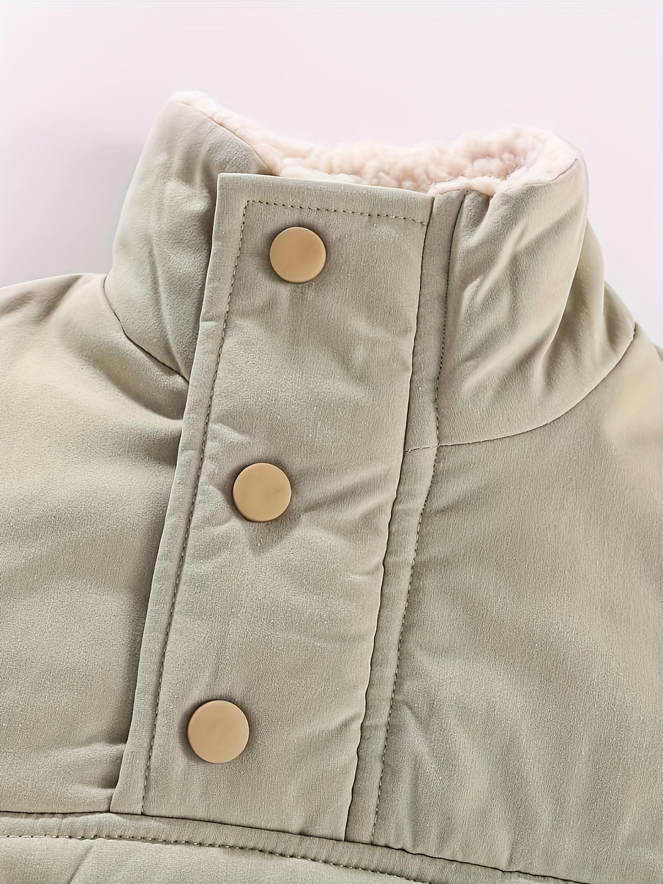 Winter Thick Sweater Jacket – High-Collar Coat for Baby & Toddler
