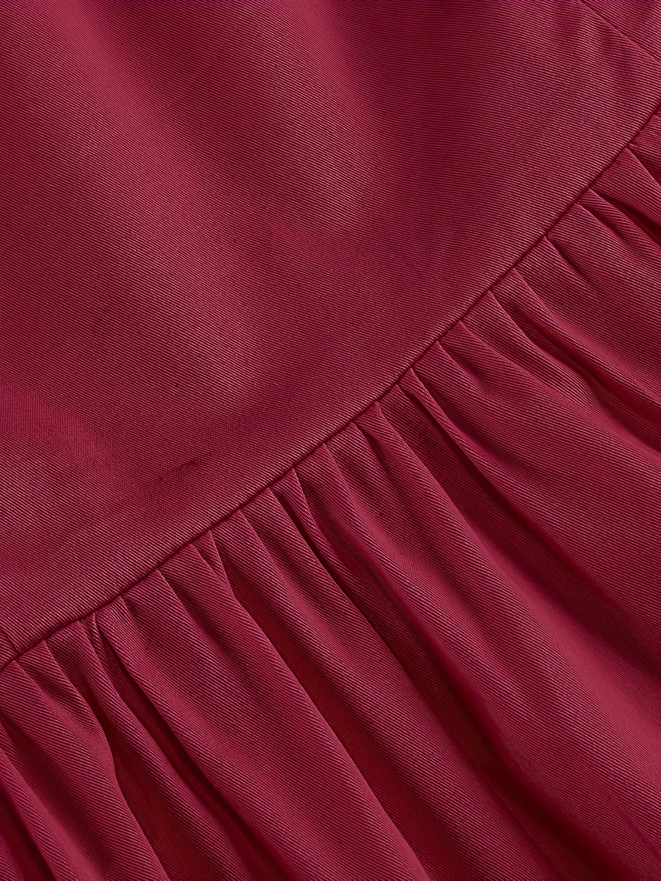 Women’s Retro Dress – Ruffled Hem, Bow Detail, Square Neck & Cinched Waist, Perfect for Spring/Summer/Fall