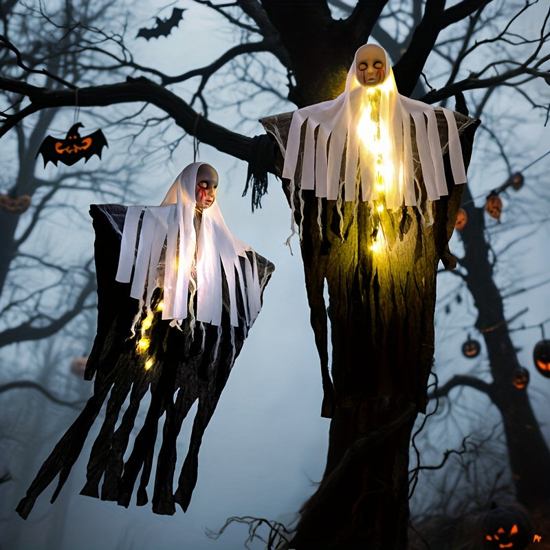 👻 LED Glowing Nun Lights – Spooky Halloween Decor