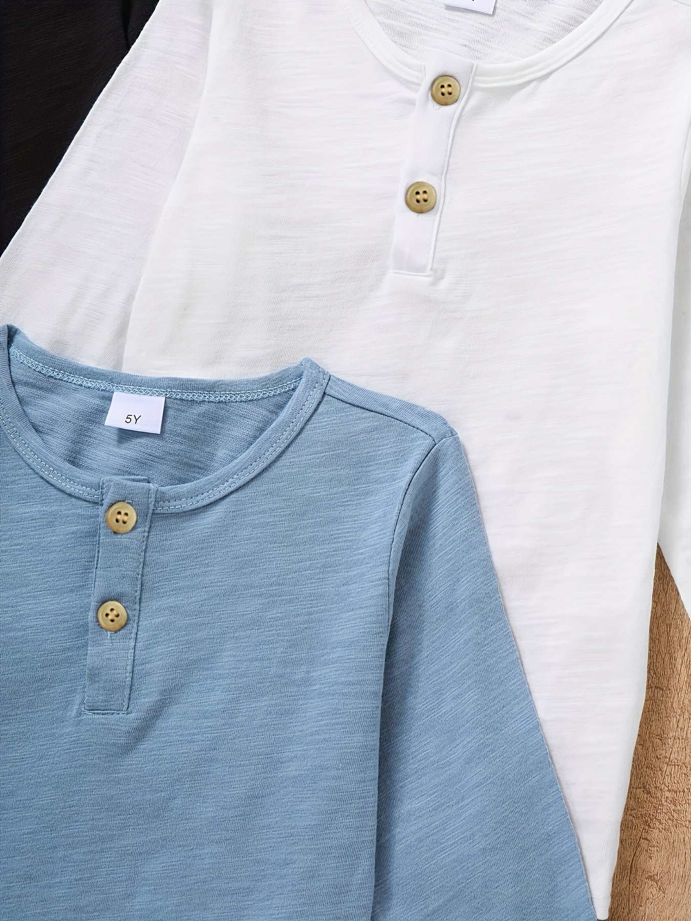 Boys’ Long Sleeve T-Shirt – Soft Everyday Basic Top for School & Play