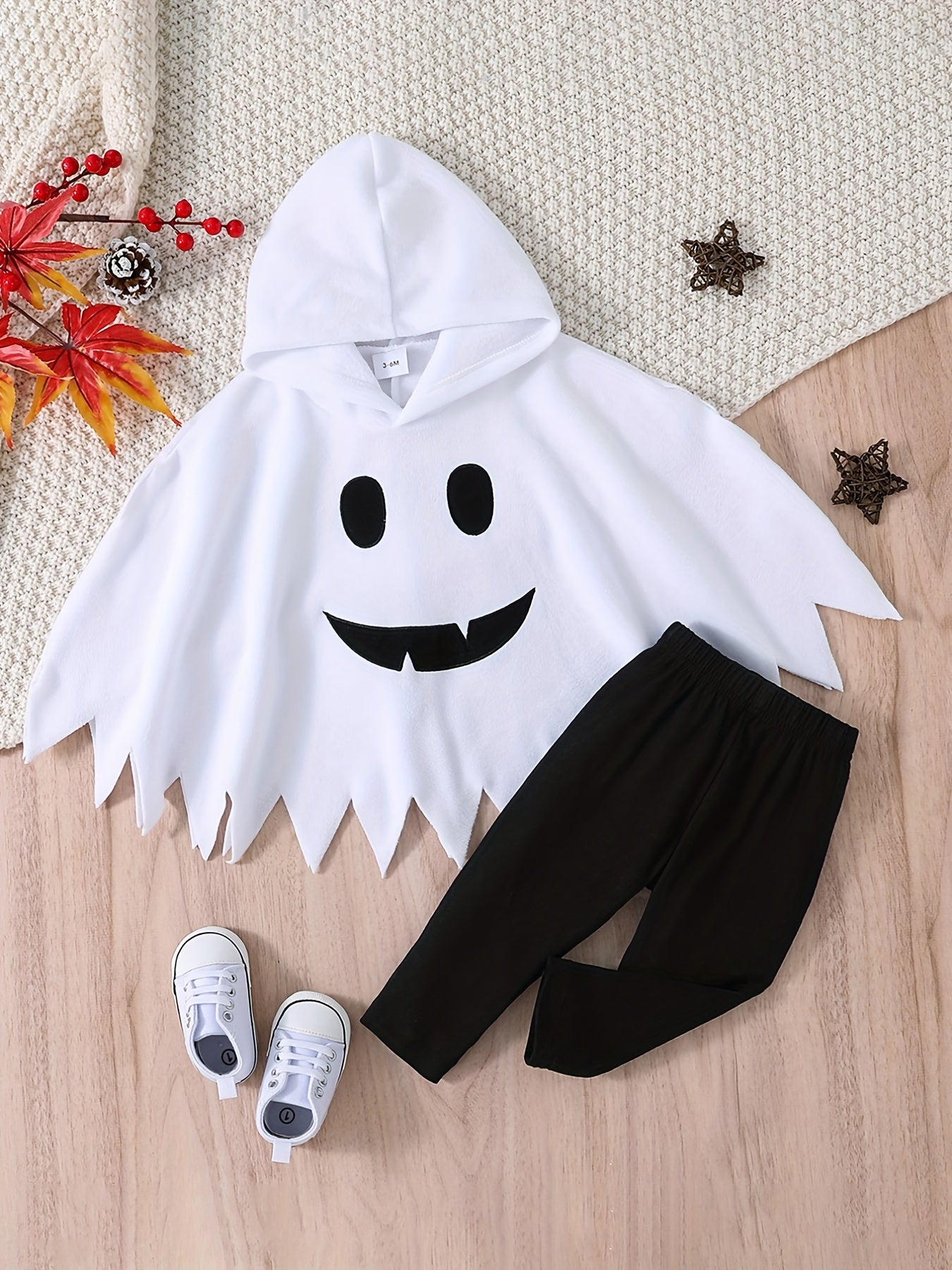 🧛 Boys' Halloween Cape Set – Spooky Outdoor Costume